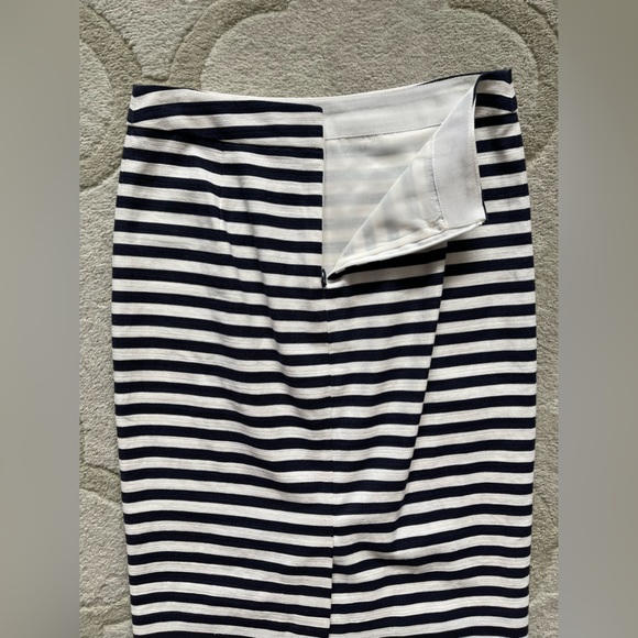 BRAND NEW J Crew no. 2 pencil skirt in navy/white stripes - Picture 4 of 7